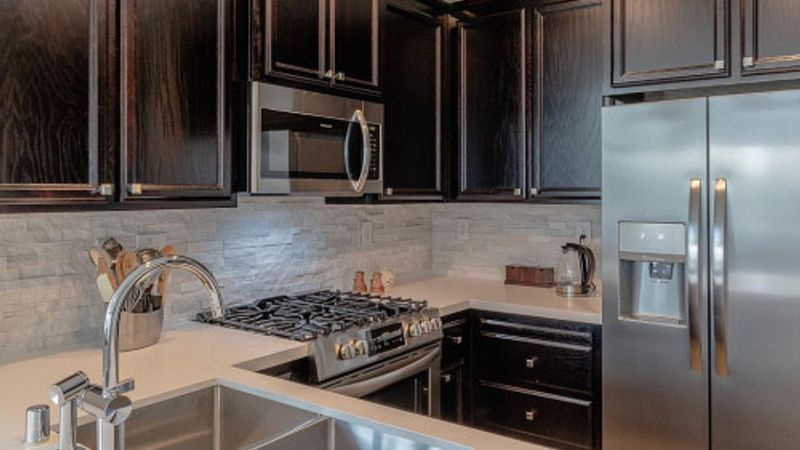 Image of kitchen cabinets